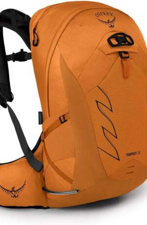 Osprey Tempest 20L Mochila de trekking para mujer con cinturón lumbar, Bell Orange, WXS/S