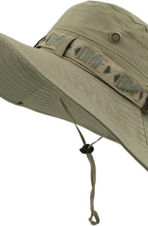 Sombrero trekking Sun Boonie impermeable verano protección UV gorra de Safari sombrero de caza al aire libre