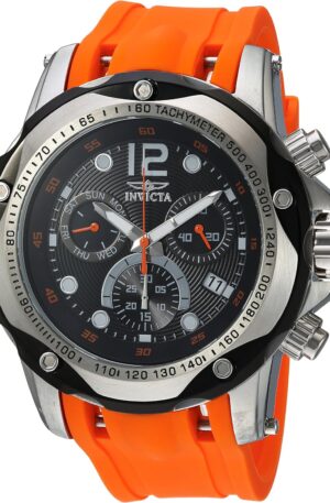 Invicta Men’s 20072 Speedway Analog Display Swiss Quartz Orange Watch