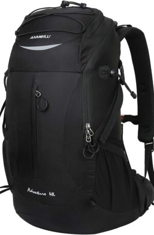Mochila de trekking LOCAL LION de 40 litros, mochilas impermeables para acampar con cubierta para la lluvia, mochilas de viaje ligeras para escalada deportiva