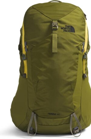 Mochila trekking THE NORTH FACE Terra 40, Forest Olive/New Taupe Green, Pequeño/Mediano